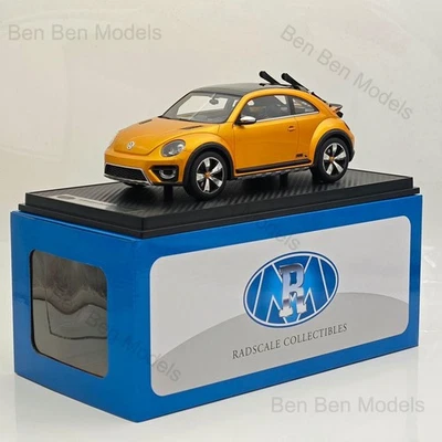 Volkswagen Beetle Dune Concept 1:18 escala de ruedas coleccionables resina modelo coche dorado Foto 1 de 4