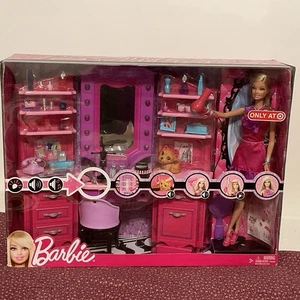 Mattel 2012 Barbie Light Up Vanity Playset X6725 Bersaglio Esclusivo - NUOVO - Foto 1 di 10