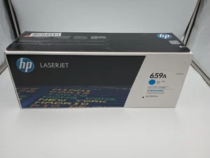NEW SEALED!! GENUINE OEM HP LASERJET 659A W2011A CYAN TONER CARTRIDGE ORIGINAL - Picture 1 of 7