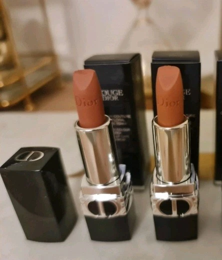 2x Dior Rouge Dior Couture Colour Lipstick 100 Nude Lock 2 5 g ( )