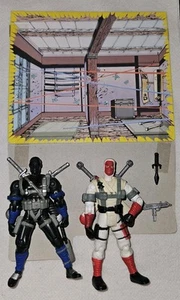 G.I. Joe vs. Cobra Snake Eyes vs. Storm Shadow 2001 Hasbro 3,75" suelto - Imagen 1 de 8