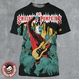 The Smashing Pumpkins Halloween 2025 Zombie Poster All Over Print Shirt - Bild 1 von 2