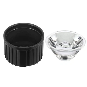 20mm LED Lente 5 Gradi con Plastica Supporto,8 Set,Bianco/ Trasparente - Foto 1 di 6