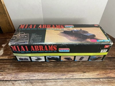 Vintage M1A1 Abrams Desert Storm Chicago Model International Remote Control Tank - Image 1 of 4