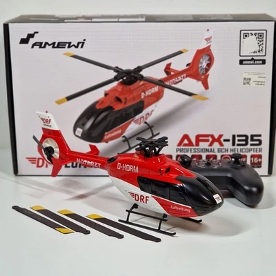 Amewi 25338 DRF AFX-135 PRO Rc Helikopter Brushless 6-Kanal Luftrettung Heli - Bild 1 von 4