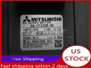 MITSUBISHI SERVOMOTORE HA-FF43CB-UE SPEDIZIONE CELERE GRATUITA NUOVO - Foto 1 di 1