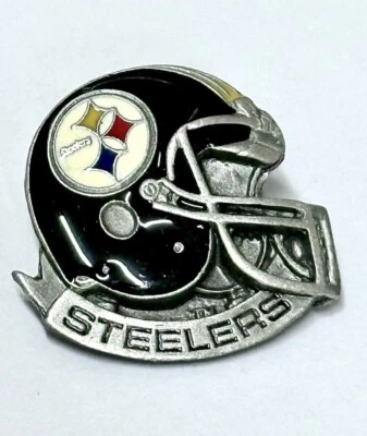 Pin de solapa de casco de fútbol americano NFL de colección de los Pittsburgh Steelers Foto 1 de 2