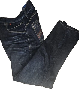 Men's Dainese Denim Jeans Aramid Bonneville Biker Italy Blue 35x32 Slim - Picture 1 of 12
