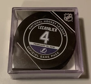 Vincent Lecavalier Tampa Bay Lightning Official Commemorative Puck W/ FREE Case! - Picture 1 of 2