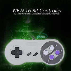 NEW Controller 16 Bit for Super Nintendo SNES System Console Control Pad - Picture 1 of 6