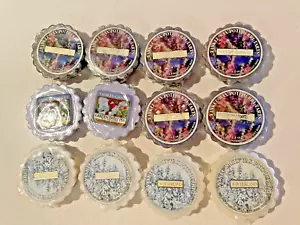 Yankee Candle Lot of 12 Melt Tart Vintage Winterland Country Heather Sweet Pea - Picture 1 of 1