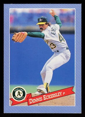 1993 Hostess Dennis Eckersley #11  Baseball  Oakland Athletics - Image 1 of 2