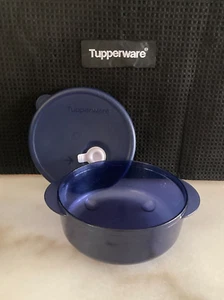 TUPPERWARE Heat N Eat 600ml Rock Serve Microwave Reheating Freezer Safe BLUE - Picture 1 of 2