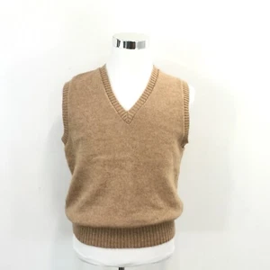 Vintage Puritan Mens Sz L Shetland Wool Blend Sweater Vest Made In USA LARGE - Picture 1 of 5