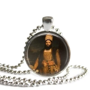 Nandor Portrait What We Do In The Shadows 1 Inch Silver Plated Pendant Necklace - Picture 1 of 5