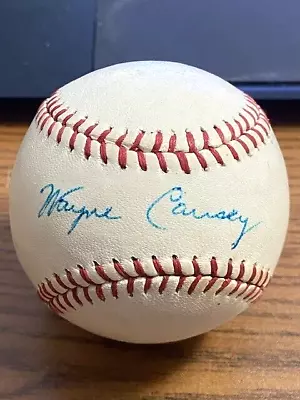 WAYNE CAUSEY 2 SIGNED AUTOGRAPHED OPL BASEBALL!  Orioles, Athletics, White Sox! - Image 1 of 2