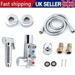 Thermostatic Mixer Bidets Toilet Valve Hand Held Douche Kit Muslim Spray Shower. - Picture 1 of 8