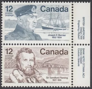 Canada - #739a Famous Canadians Se-Tenant Pair - MNH - Picture 1 of 1