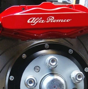 4 Adesivi per Alfa Romeo pinze freno logo q4 Stelv Giulia sticker Bianco 8x1,5CM - Imagen 1 de 1