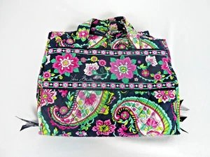 Vera Bradley Hanging Travel Cosmetic Bag Paisley Vacation Toiletries Organizer - Picture 1 of 5