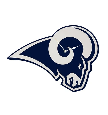 Foam Fanatics NFL Los Angeles Rams 3-D Foam Wall Clock Home Office decor Cover