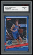 JOSH GIDDEY 2021-22 PANINI INSTANT RATED RETRO 1ST GRADED 10 ROOKIE CARD RR6 OKC