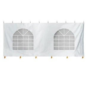 Pared lateral de ventana estándar 9x20 para tienda de eventos con dosel impermeable panel de vinilo de 14 oz - Imagen 1 de 8
