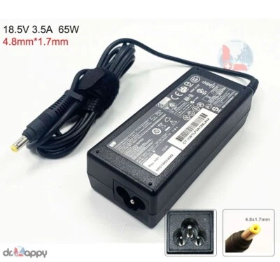 65W AC Adapter Power Charger for HP Compaq 6720s 608421-002 159224-002 4.8mm - Bild 1 von 4