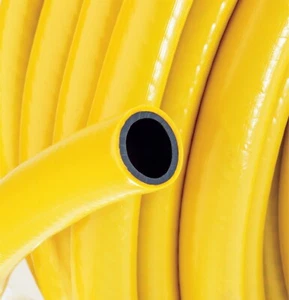 Garden Hose Pipe - 15 Metre Yellow Reinforced Anti-kink Water Hosepipe Watering - Picture 1 of 9