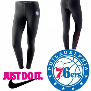 🌟Nike Women's Tights 🏀NBA Philadelphia 76ers 🏀862558-010 🌟Size Small - Picture 1 of 3