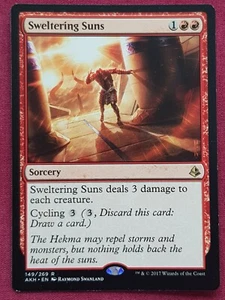 Magic The Gathering AMONKHET SWELTERING SUNS red card MTG - Picture 1 of 2