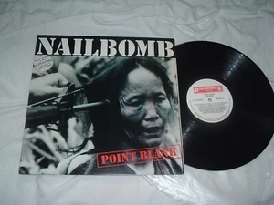 NAILBOMB Point Blank '94 HYPE STICKER RARE IMPORT 1st pr NMint ex-SEPULTURA - Picture 1 of 3