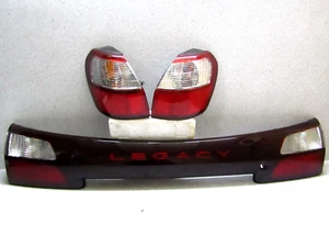 JDM SUBARU LEGACY BH5 BH9 1998 2003 3 piezas luz trasera con adorno artículo raro OEM - Imagen 1 de 13