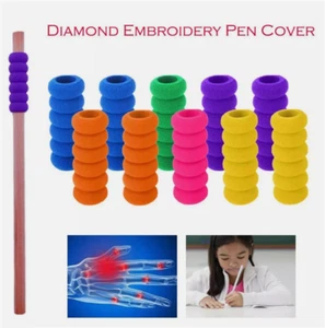 4-20Set Foam Pencil Grips Pen Comfort Soft Sponge Children School Handwriting UK - Picture 1 of 27