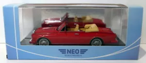 NEO 1/43 Scale Resin Model NEO44150 - Bentley Continental Convertible - Red - Picture 1 of 3