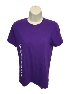 Camiseta morada pequeña de la Universidad de Nueva York NYU Wasserman para mujer Foto 1 de 4