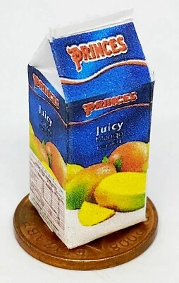 Maison De Poupées Jus De Mangue Grand Vide Fait Main Carton Miniature Tumdee - Photo 1/4