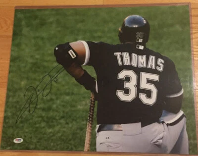Frank Thomas Autographed Signed Chicago White Sox16x20 Photo PSA/DNA - Image 1 of 3