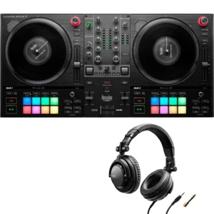 Hercules DJControl Inpulse T7, 2 Deck DJ Controller Bundle w/ DJ Headphones KIT - Picture 1 of 7