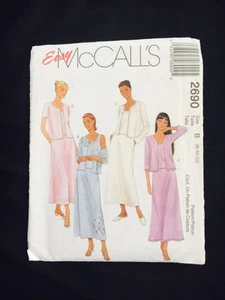 McCalls Easy Pattern Misses Miss Petite Twin Set And Pull On Skirt Size 4-18 - Picture 1 of 2
