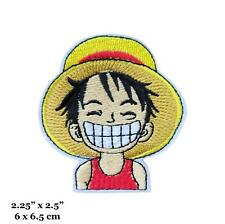 One Piece Anime Series Monkey D. Luffy Straw Hat Embroidered Iron On Patch