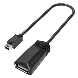 Adaptateur Hama OTG mini-USB connecteur sur prise USB-A mini-B vers clé USB port concentrateur - Photo 1/2
