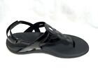 Rockport Cobb Hill Women's Ramona-CH Flat Sandal Black Patent Size 11M