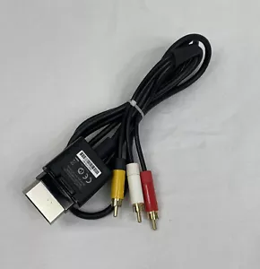 GENUINE Microsoft X810973-001 XBox 360 Composite AV Cable Video Game Cable Music - Picture 1 of 2