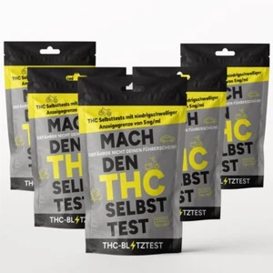 5x 5ng / ML Thc-Blitztest Test Rapide de la Drogue (Cannabis,Marijuana,Haschich - Foto 1 di 3