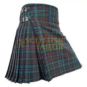 Schottische handgefertigte traditionelle Grafschaft Kerry Tartan Kilt & maßgeschneiderte Größe Kilts - Bild 1 von 8