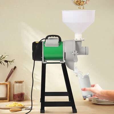 Molino eléctrico 3000 W grano maíz trigo alimentación/harina cereales máquina con embudo Foto 1 de 4