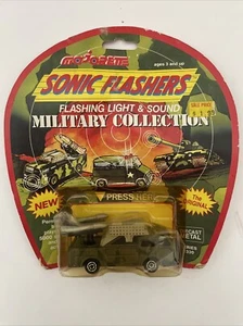 1989 Majorette Sonic Flashers Military Collection Die Cast Metal - Picture 1 of 2