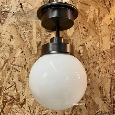 IKEA FRIHULT Lámpara de Techo, Color Negro 9 7/8", Aluminio, Vidrio TOTALMENTE NUEVO Foto 1 de 4