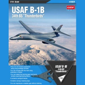 Academy 1/144 U.S. Air Force B-1B 34th BS Thunderbird #12620 Academy Model kit - Picture 1 of 8